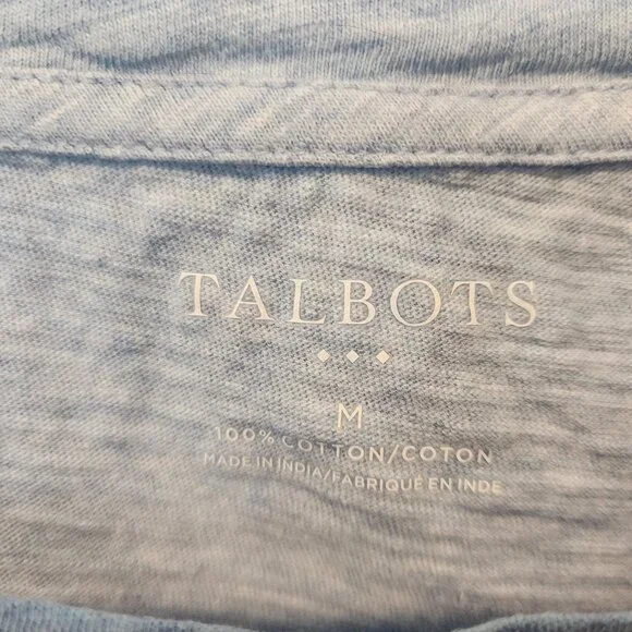 Talbots Heart Spangled Banner Tee, Size M, Like New - Picture 5 of 6